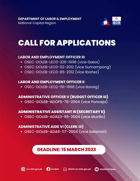 dole job hiring 2023|Job Application Online (JAO) .